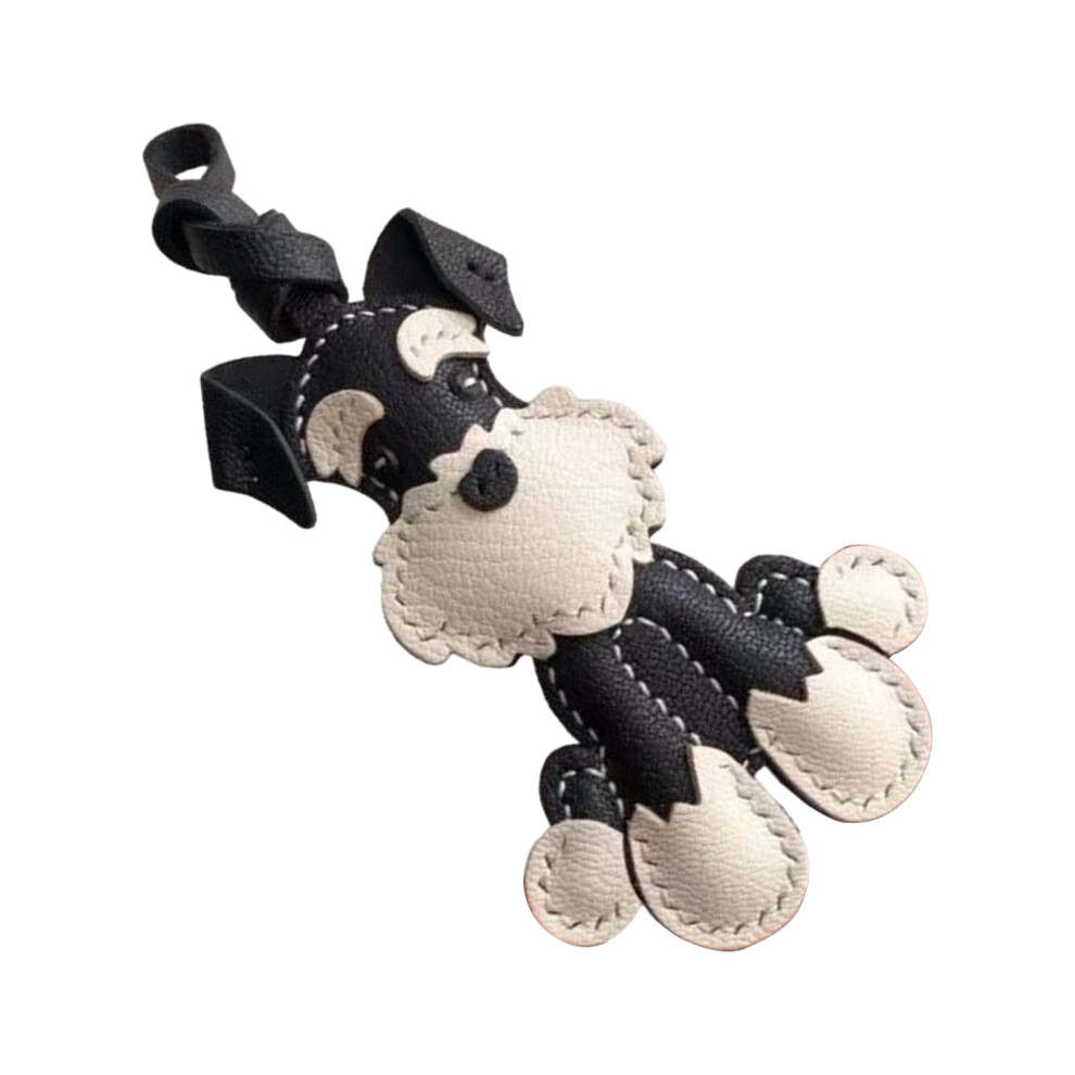 Black Elegant Schnauzer Dog Keychain Fashionable 7755310061656
