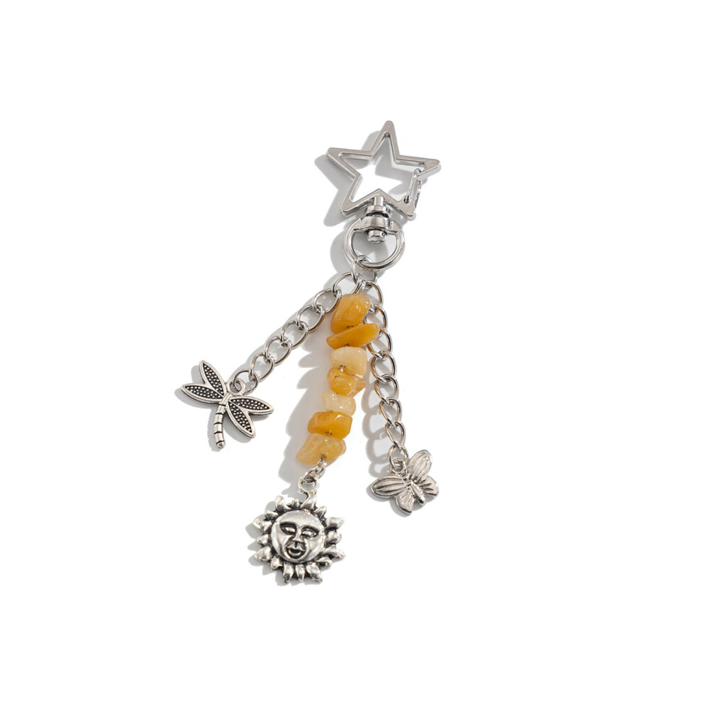 3 Punk Star Pendant Keychain Charm 7755310058779