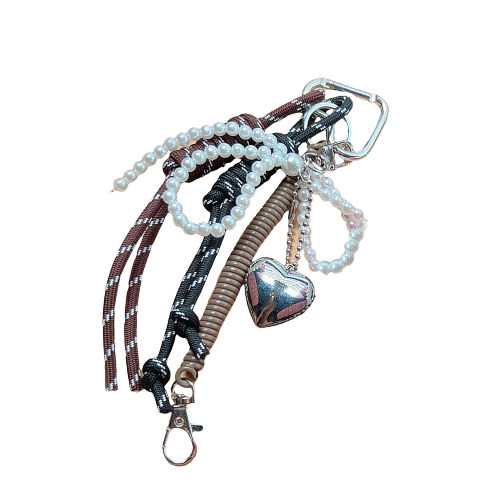 Kahei Braided Cord Keychain Beaded Bowknot 7755310062042