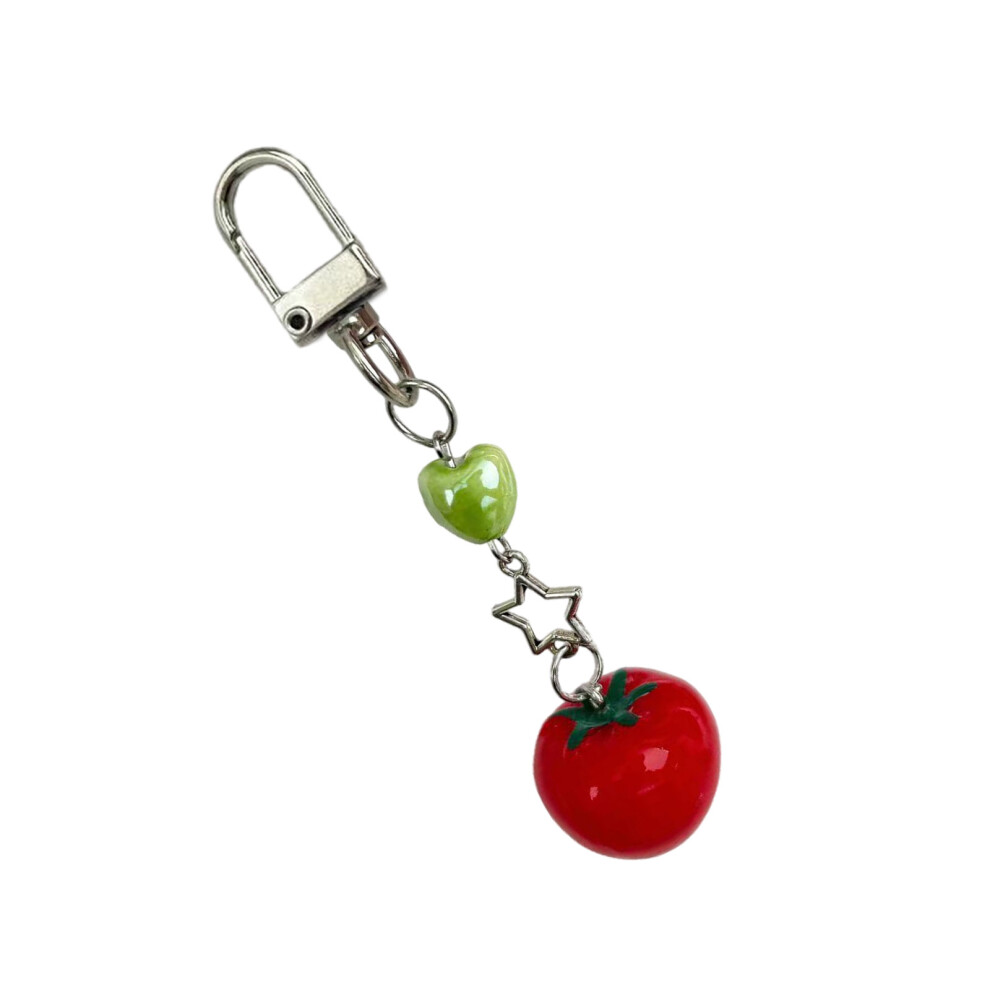 1 Keychain Fashionable Lovely Girl Tomato 7755310061632