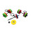 Fashionable Sturdy PVC Barbell Keychain 3