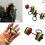 Fashionable Sturdy PVC Barbell Keychain 2