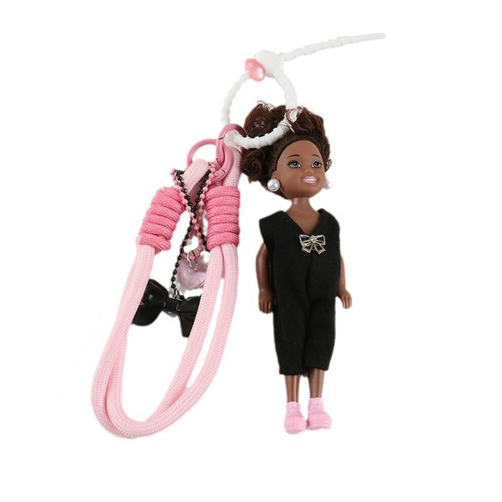 Black Cuteness Knitted Dolls Keychain Charm 7755310063711