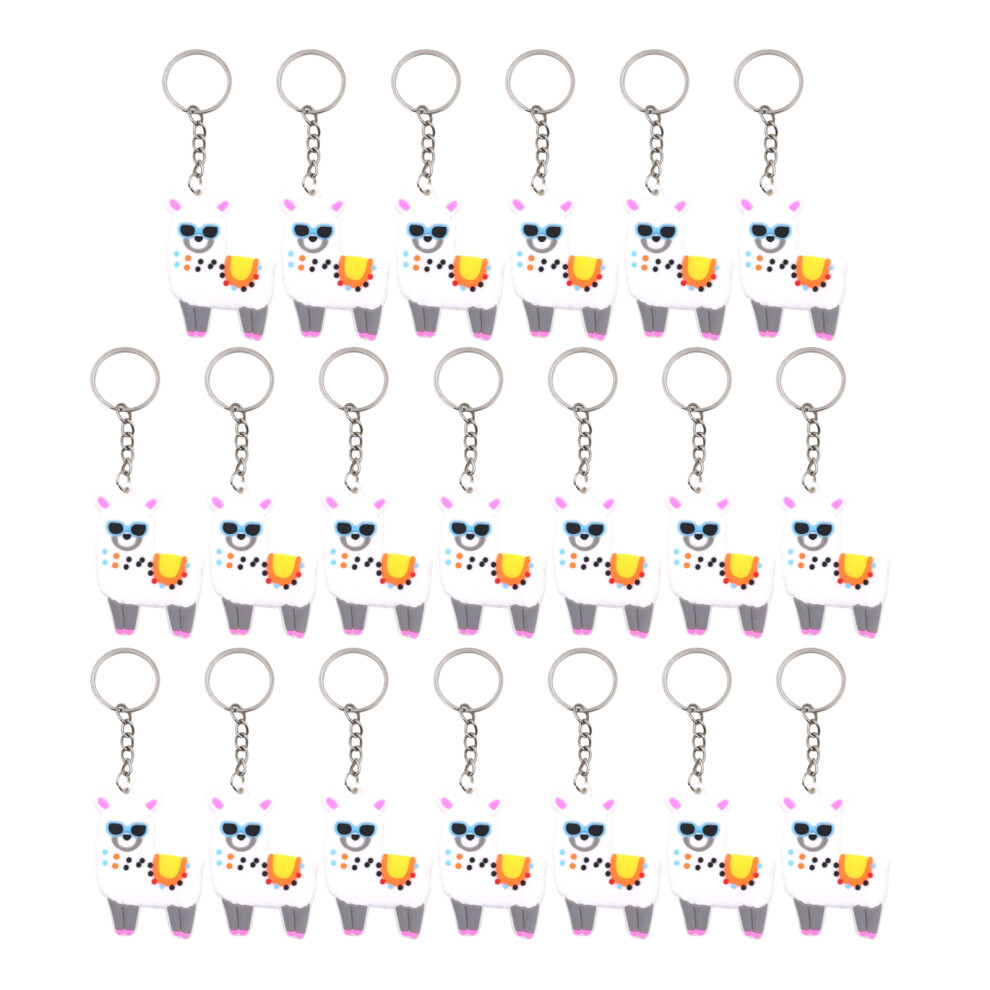 4 Pack Of 20 Alpacas Keychains 7755310063094