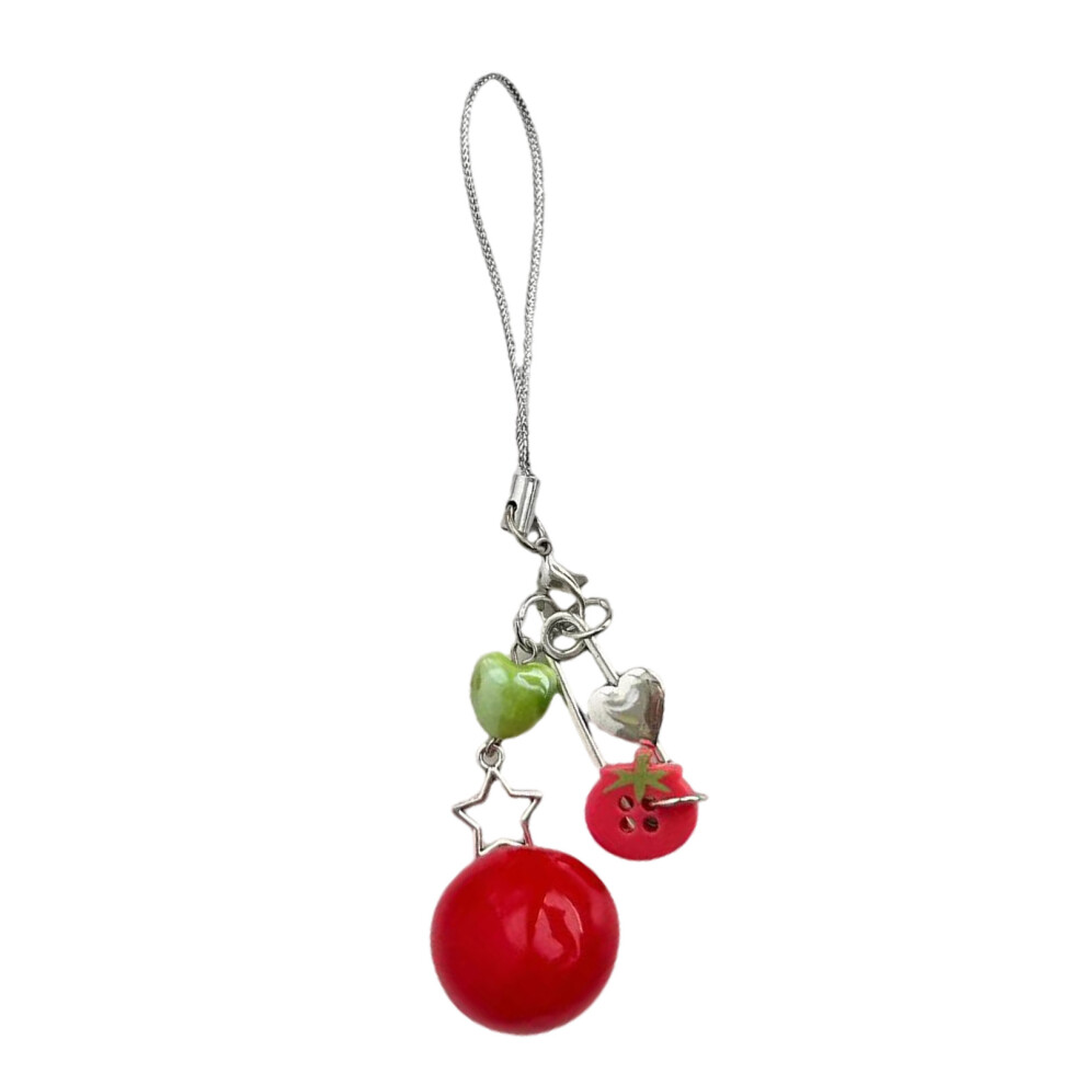 2 Lanyard Fashionable Lovely Girl Tomato 7755310061601