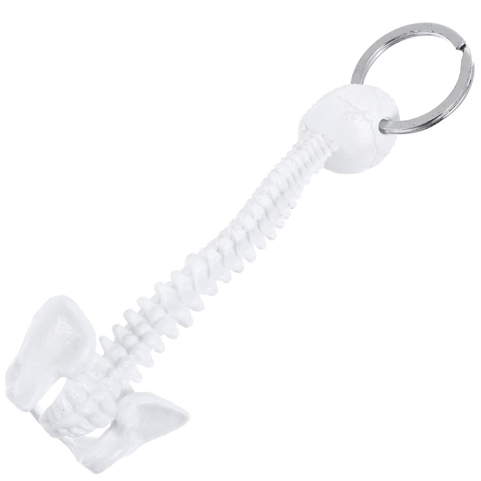 Miniature Human Spine Skeleton Keychain 7755310060710