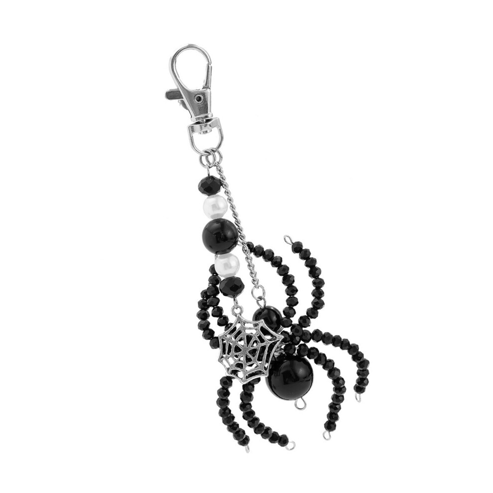 Black Halloween Spiders Keychain Fun Accessory 7755310061847