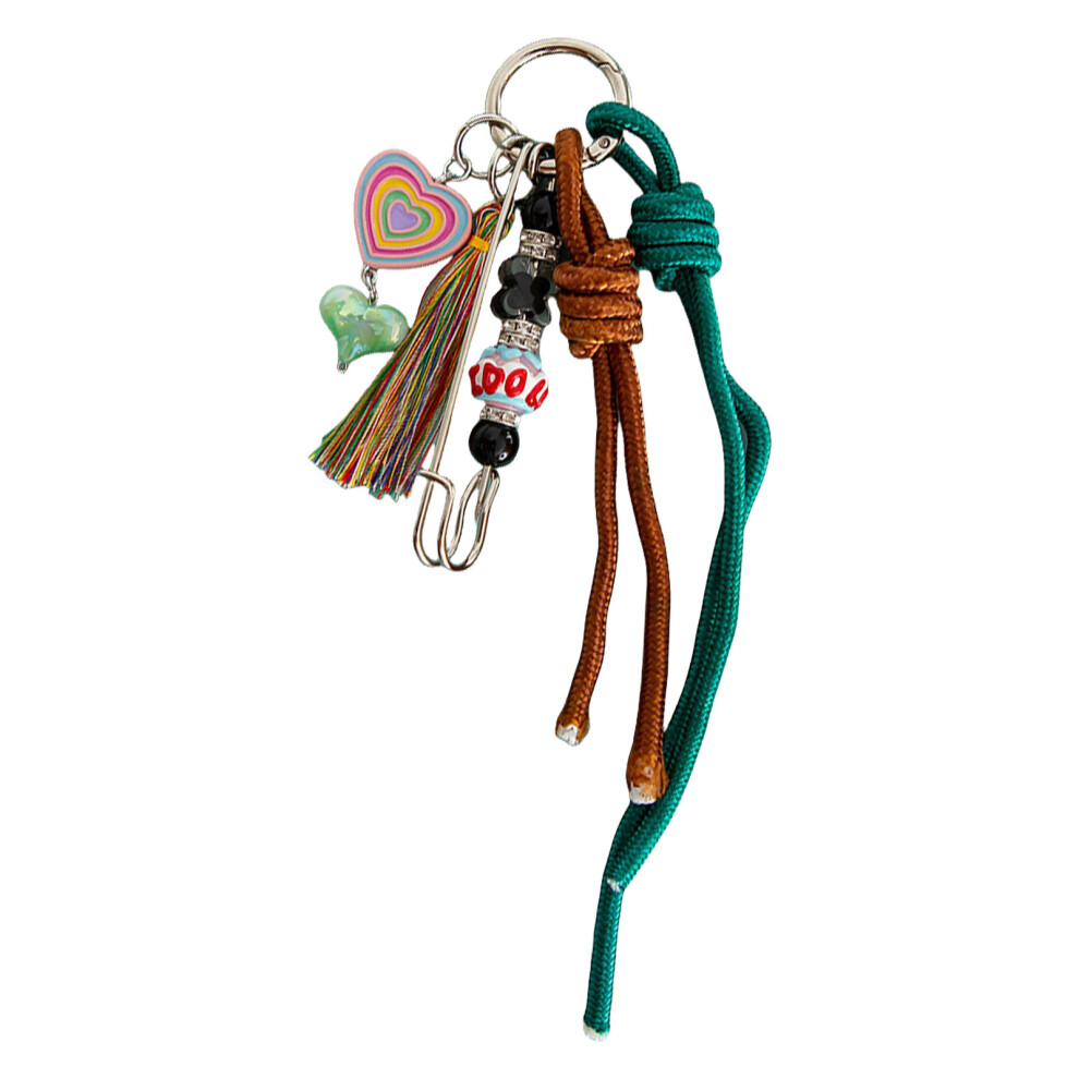 B381 4 Handmade Woven Keychain Exquisite 7755310063148