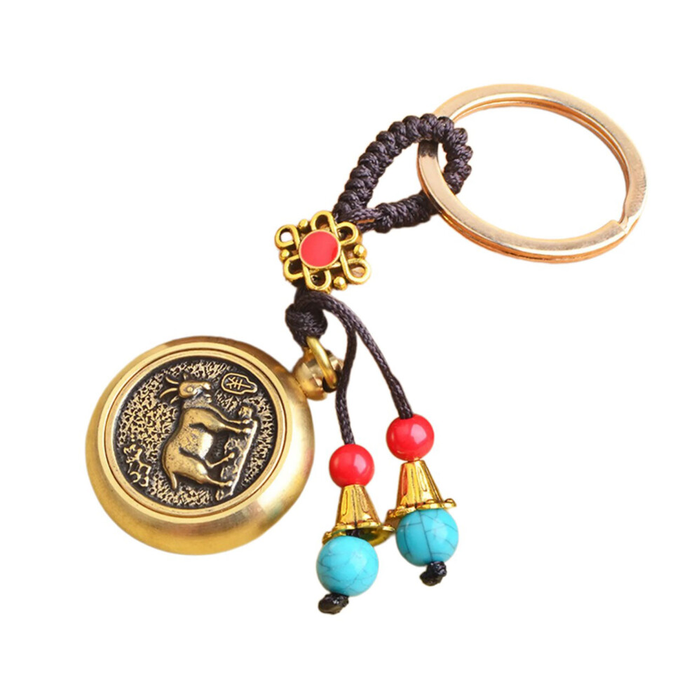 Sheep. Handmade Animal Pattern Keychain Charm 7755310059608
