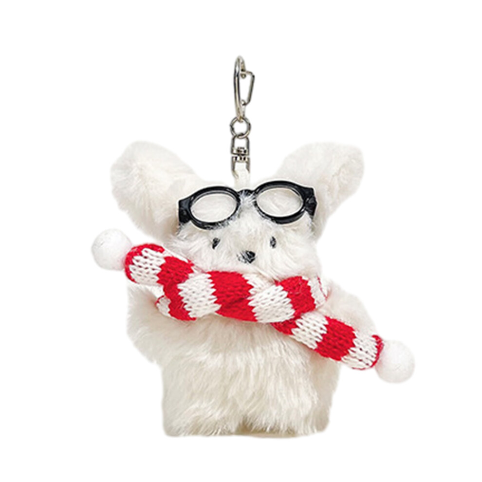 Scarf Puppy Plush Dog Keychain Cartoon 7755310067023