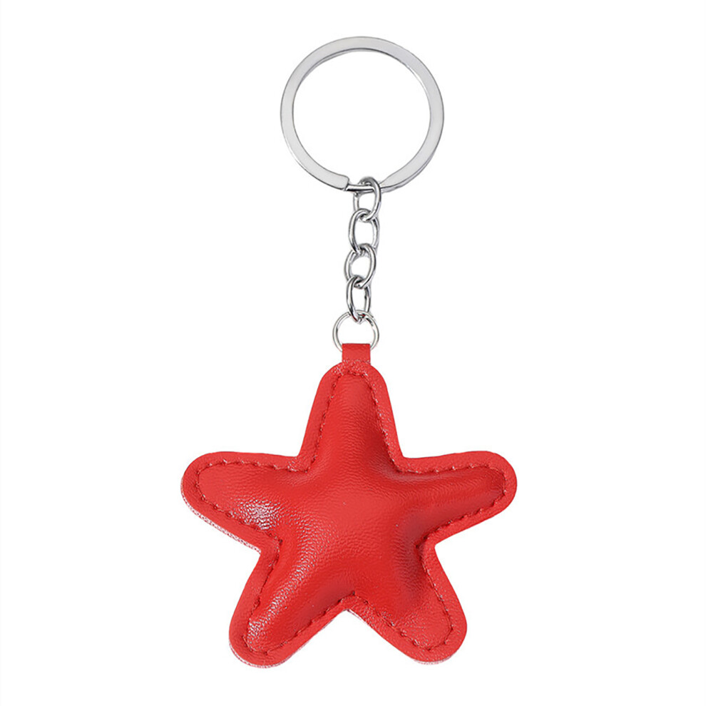 Red Colorful Five-Pointed Star Keyring Star 7755310068020