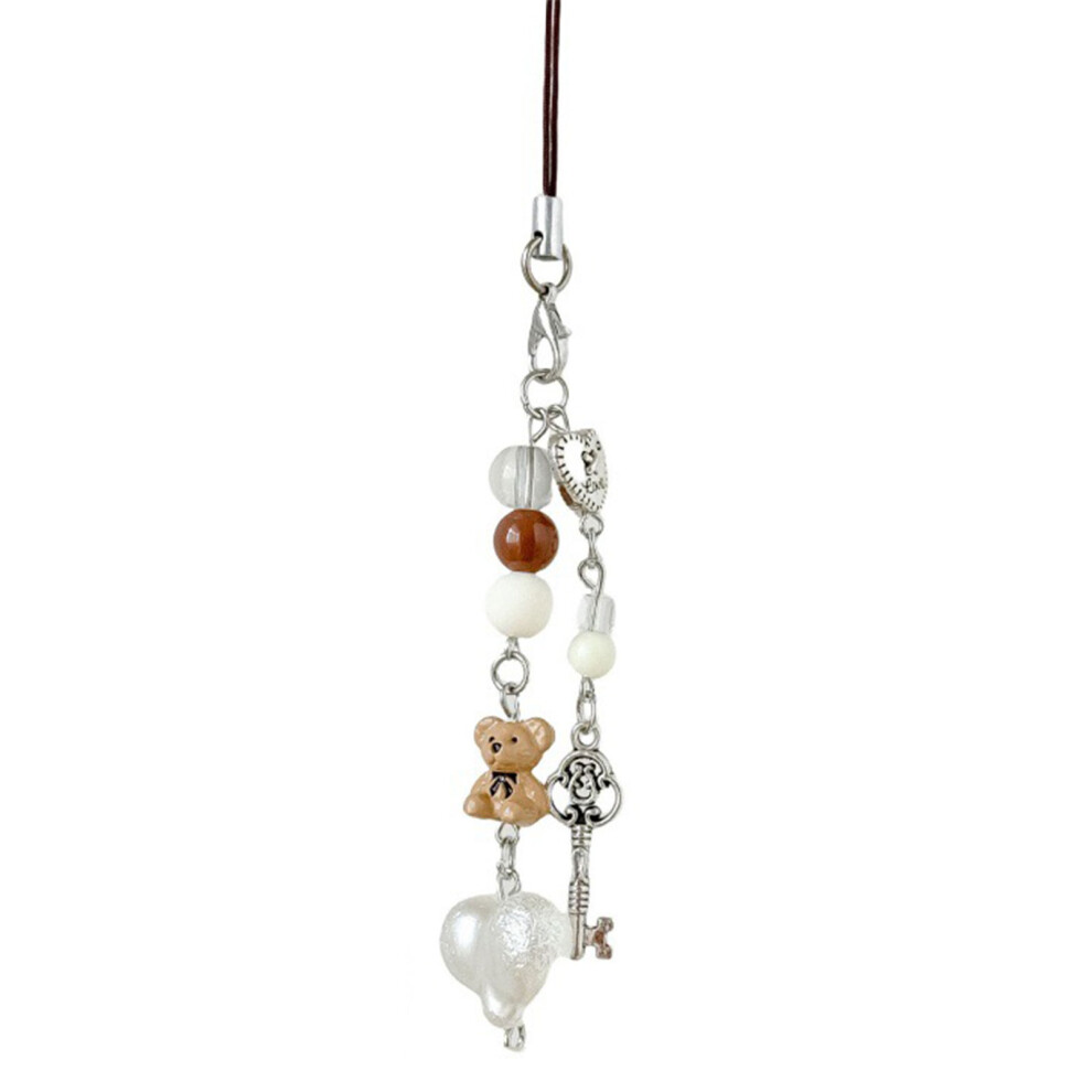 Lanyard Lovely Bear Phone Charm Keychain 7755310065036