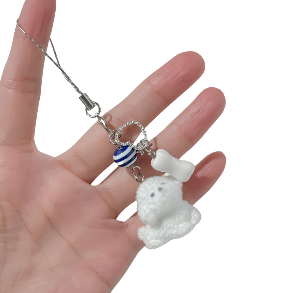 Bone Lanyard Cartoon Dog Phone Chain 7755310064978
