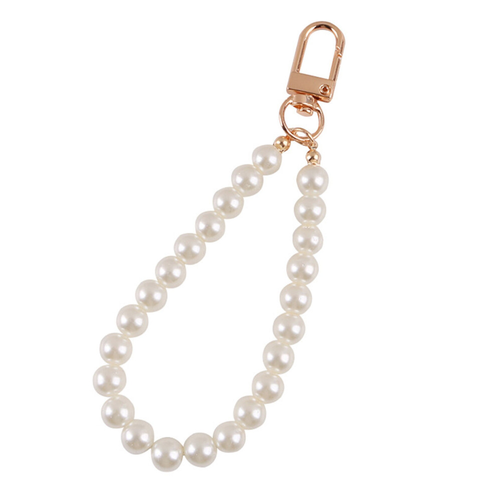 Girl Heart Pearl Keychain Antique 7755300069051