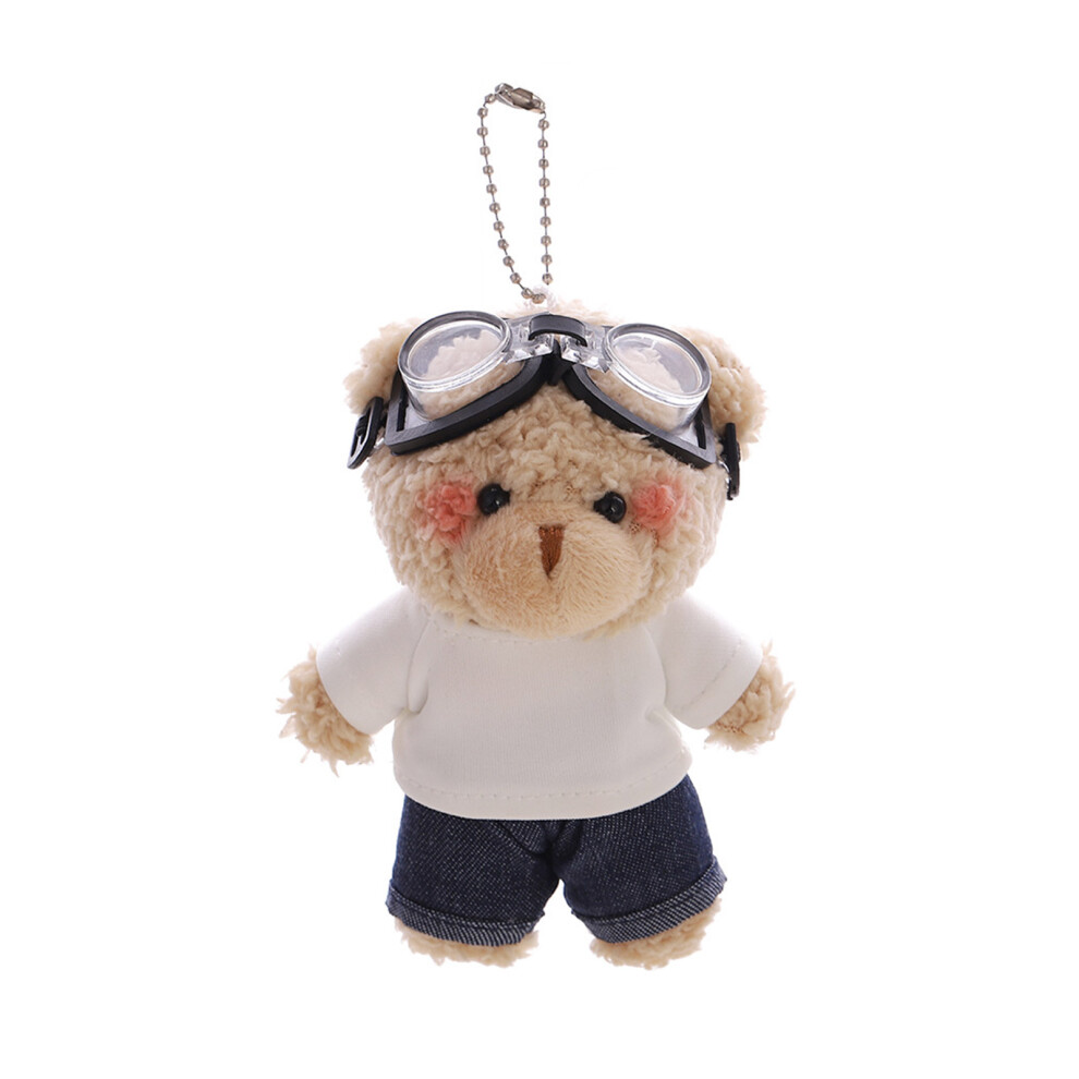 Khaki Piloting Lovely Bear Sturdy Plush 7755310064152