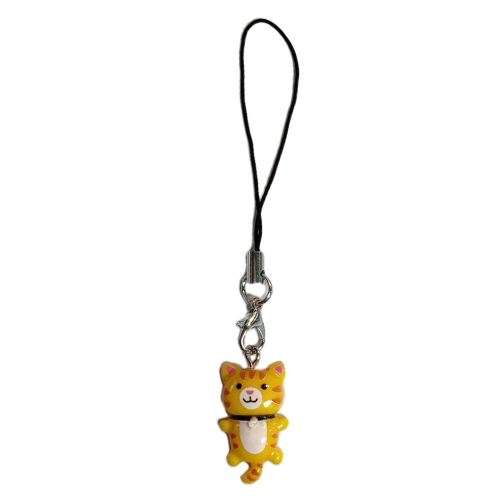 3 Lovely Cat Pendant Phone Chain 7755300075922