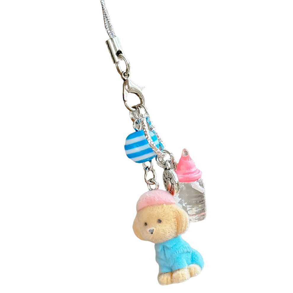 Bottle Lanyard Cartoon Dog Phone Chain 7755310064954