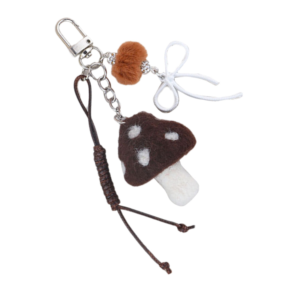 Coffee Plush Mushroom Keychain Accessory Delightful-image-OPC-PJVS5GD-NEW