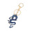 Blue Crystal Pendant Keychain Multicolor Chinese 8