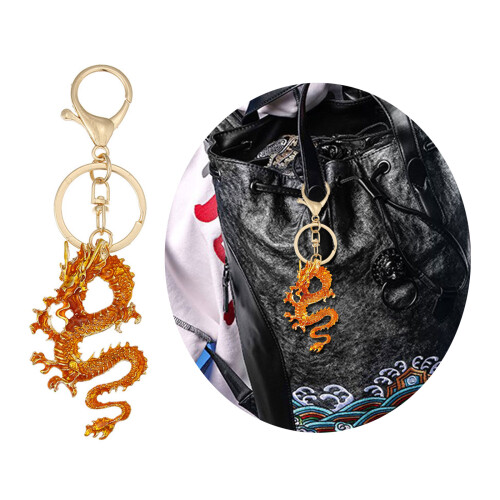 Blue Crystal Pendant Keychain Multicolor Chinese 1