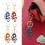 Blue Crystal Pendant Keychain Multicolor Chinese 3