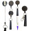 Versatile Silicone Pen Holder Sleeve with Retractable-Black 5