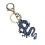 Blue Crystal Pendant Keychain Multicolor Chinese 7