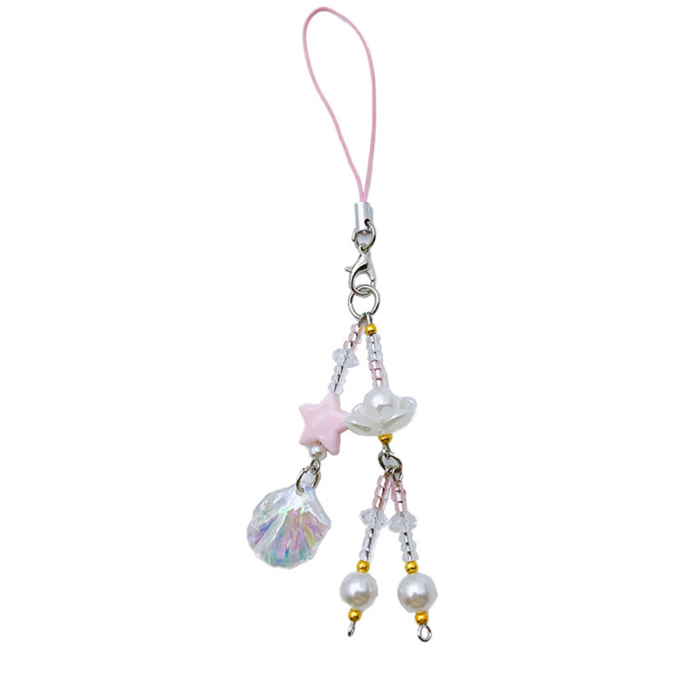 Star Beaded Cellphone Strap Colorful 7755300076318