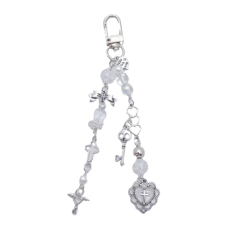 2 Bowknot Pendant Keychain Multicolor Pentagrams 7755300076400