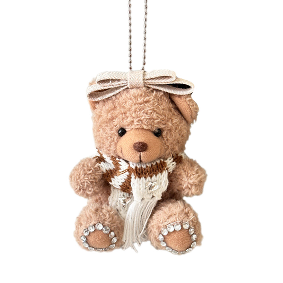 Scarf Plush Bear Keychain Cartoon Animal 7755300076110
