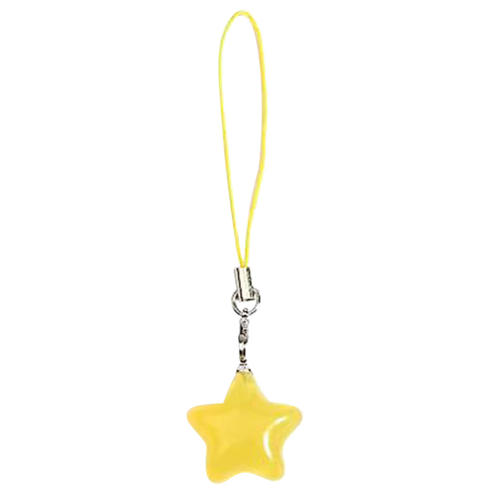 Yellow Five-Pointed Star Crystal Beads Tassels 7755300075762