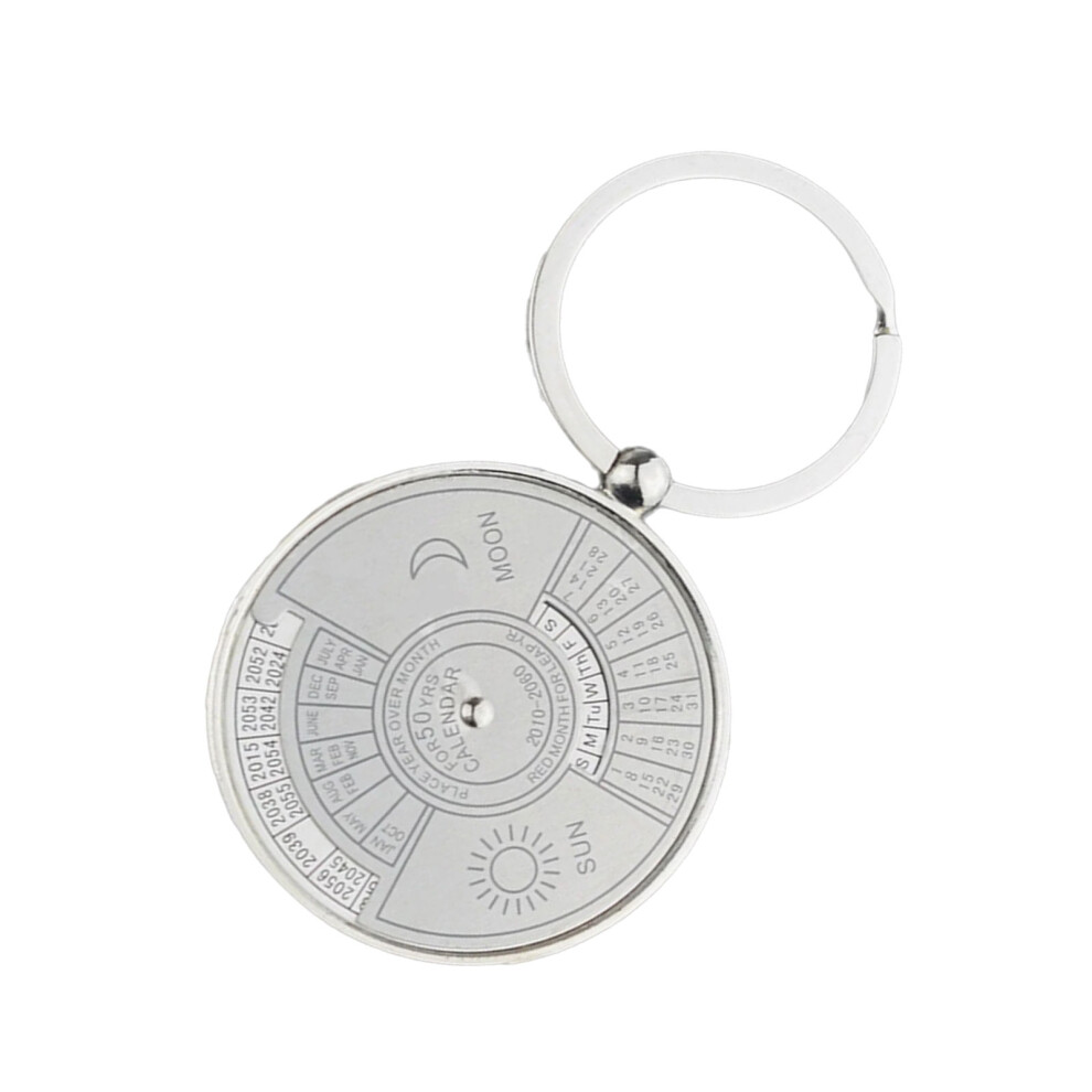 16 Elegant Compasses Perpetuals Calendar Keychain 7755300077896
