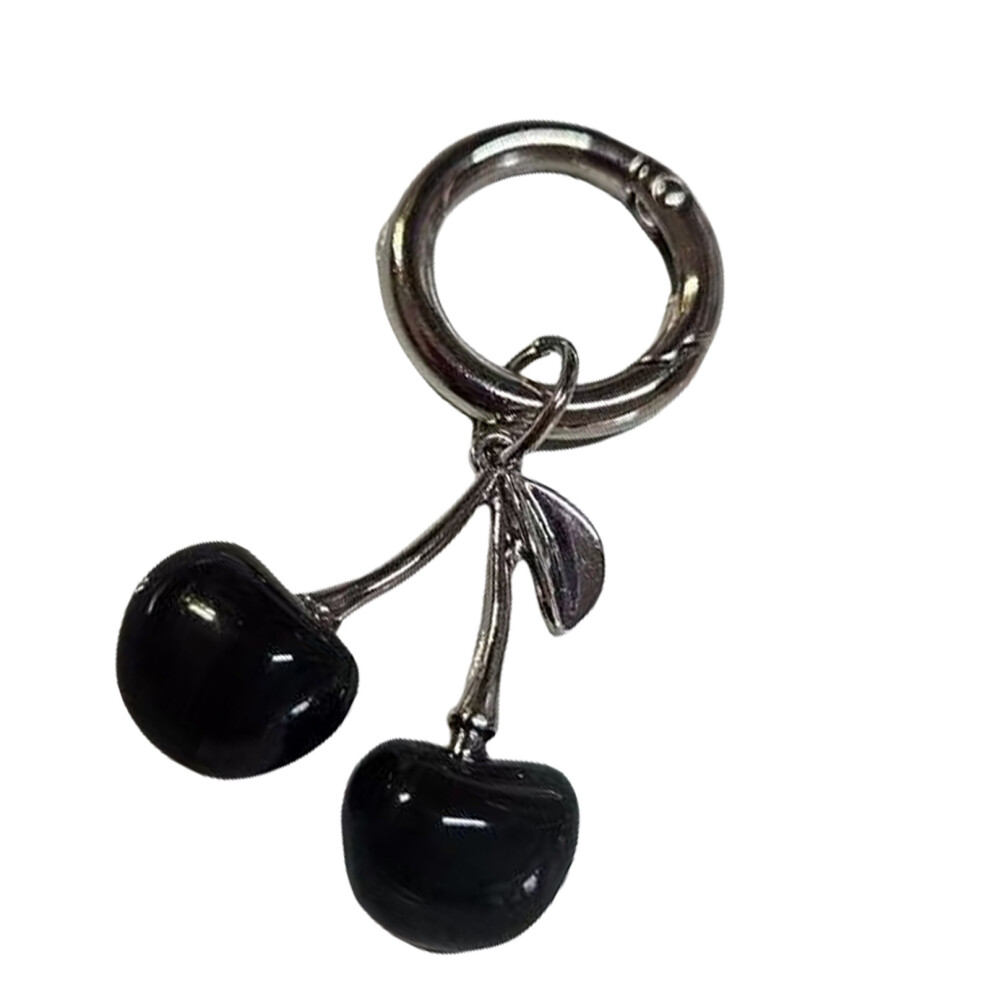 Black Cherrys Keychain Pendant Lovely Sturdy 7755300078039