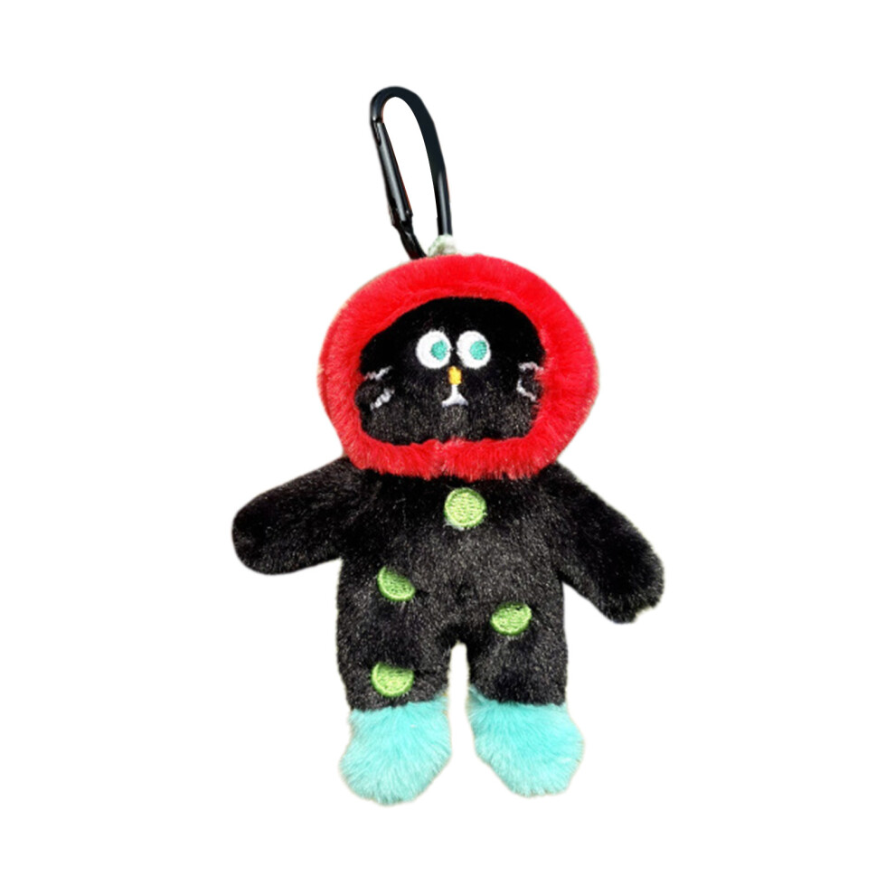 Black Plush Cats Keychain Pendant Cartoon 7755300068115