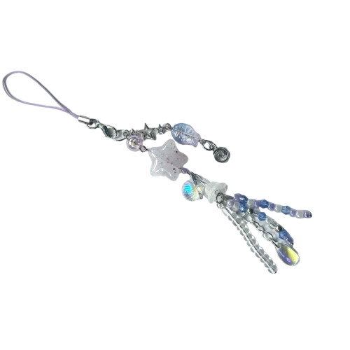 Lovely Jellyfish Pendant Handmade Beaded 2