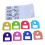 Silicone 8pcs Colorful Covers Set for 1