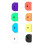 Semicircular shape 8pcs Colorful Covers Set 4