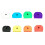 Semicircular shape 8pcs Colorful Covers Set 7