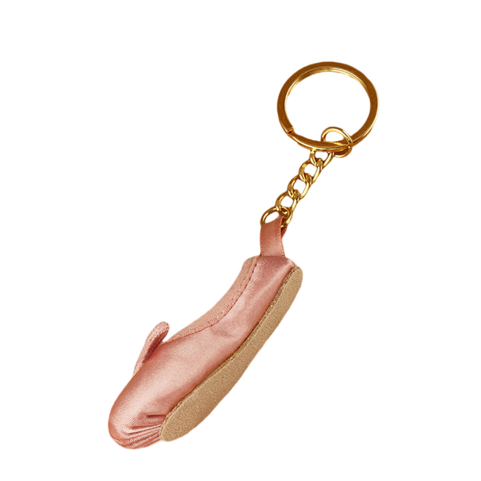 Pink Miniature Ballet Dance Shoe Keychain 7755300090857