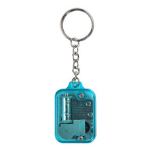 Dark Blue Miniature Music Box Keychain