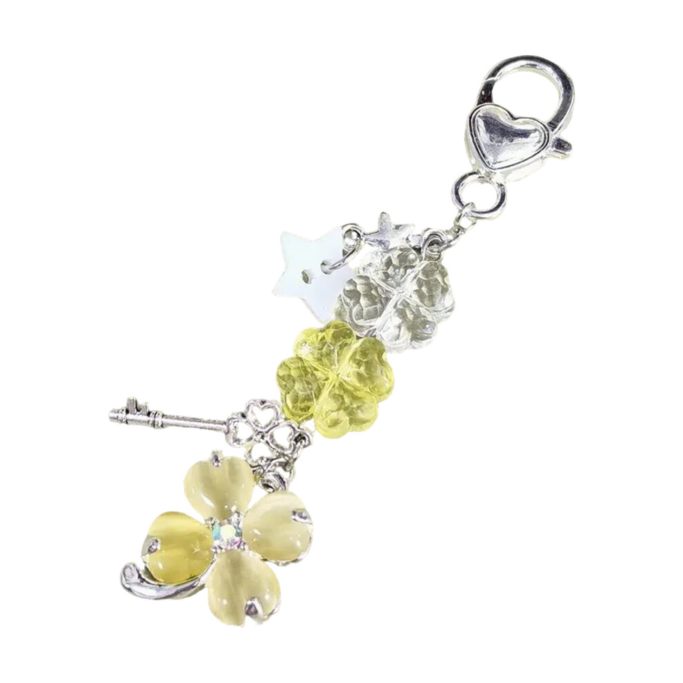 Yellow Leaf Phone Pendant Keychain Accessory 7755310068907