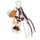 2 Adorable Schnauzer Dog Keychain Bag 1