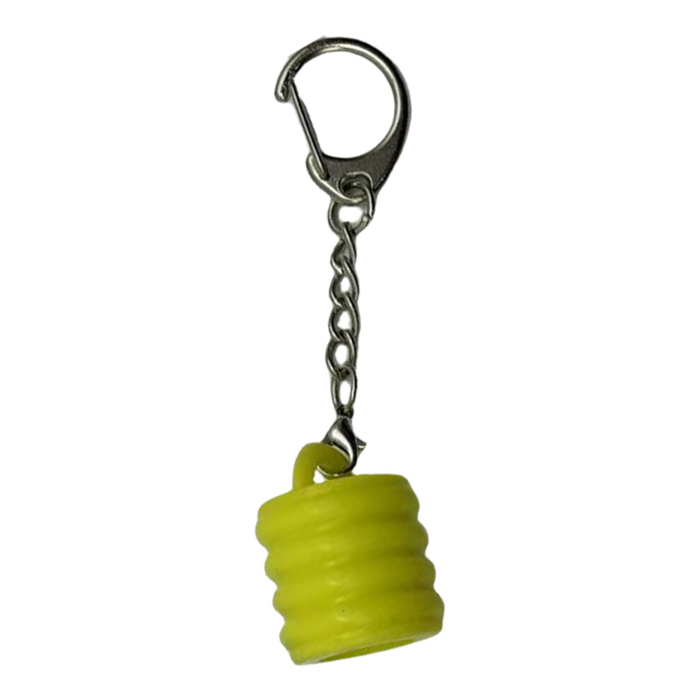 Yellow Portable Lip Gloss Keychain Caps 7755310070603