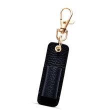 Black Portable Neck Strap Pen Holder