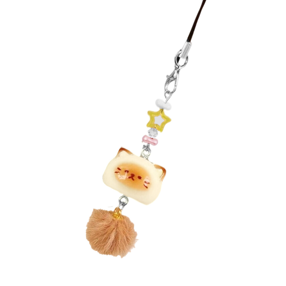 Adorable Cat Cartoon Phone Charm 7755310069423
