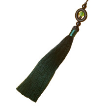 Dark Green Elegant Polyester Taiji Swords
