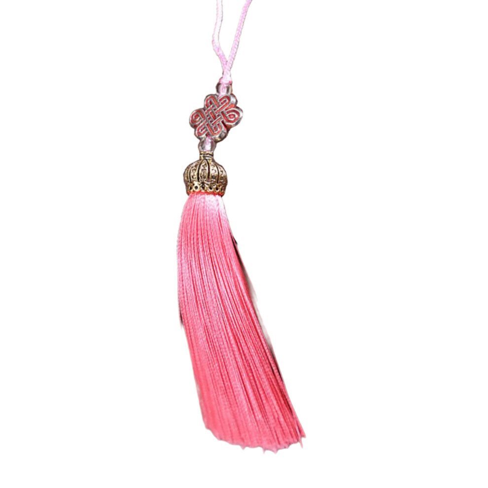 Pink Chinese Knot Tassels Pendant Handmade 7755310071594