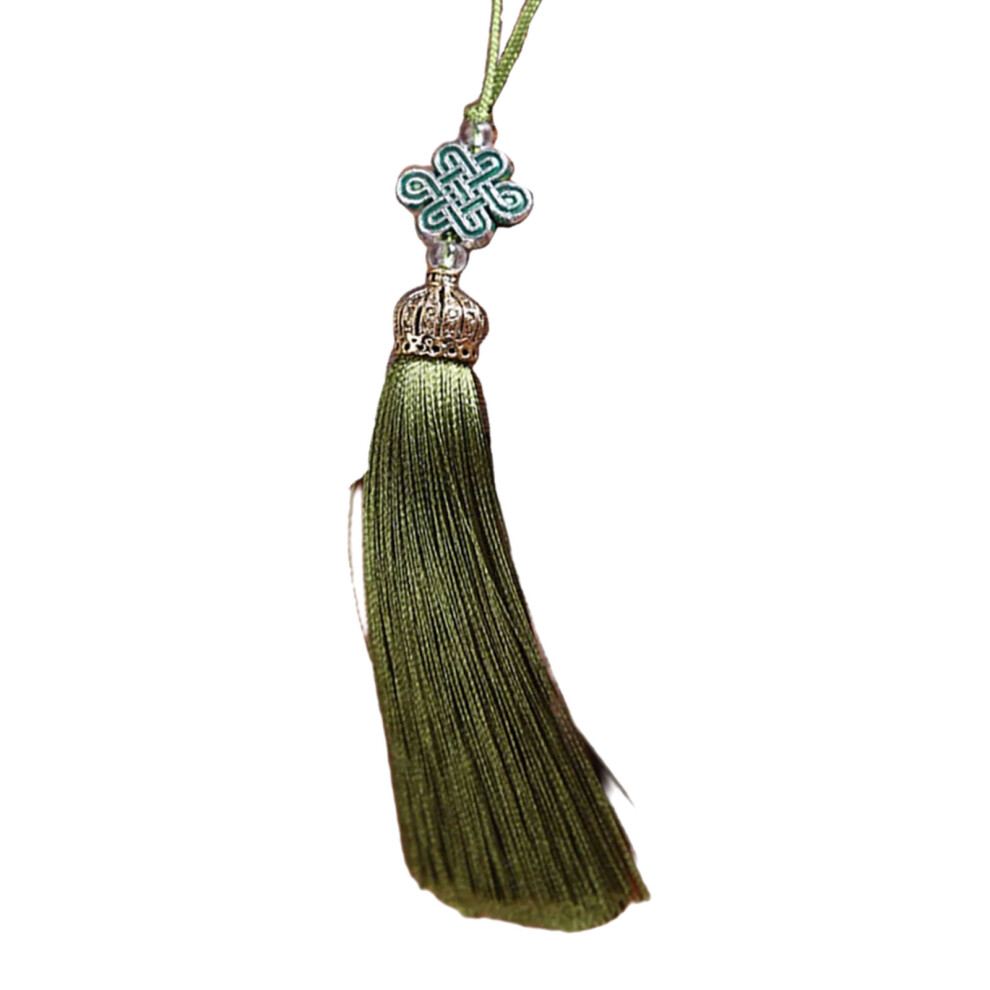 Amy Green Chinese Knot Tassels Pendant 7755310071709