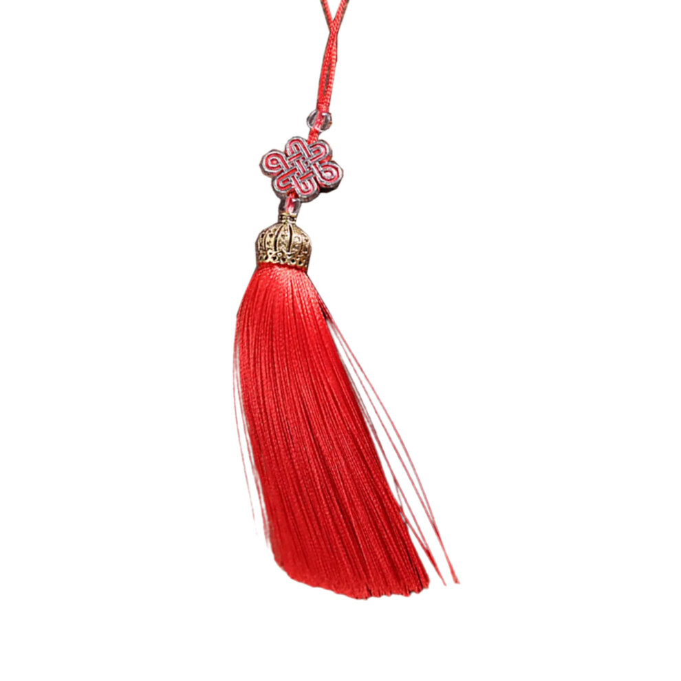 Red Chinese Knot Tassels Pendant Handmade 7755310071617