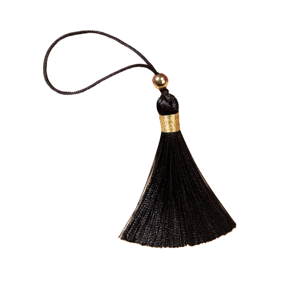 Black Elegant Tassels Pendant Fashion Accessory 7755310071884